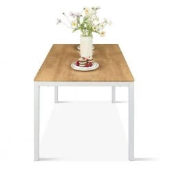 47 in. .x 32 in. Rectangular White MDF Writing Desk by Elevens -Cheap LR Home Store white elevens writing desks parson 12080 white desk 66 1000