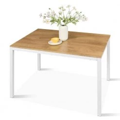 47 in. .x 32 in. Rectangular White MDF Writing Desk by Elevens -Cheap LR Home Store white elevens writing desks parson 12080 white desk 77 1000