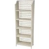 White 5-Shelf Natural Fiber Shelving Trunk by Oriental Furniture -Cheap LR Home Store white oriental furniture bookcases bookshelves jh09 018 5 wht 64 1000