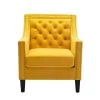 Yellow Modern Velvet Upholstery Accent Chair with Nailheads and Solid Wood Legs by HOMEFUN 1 Yellow Modern Velvet Upholstery Accent Chair with Nailheads and Solid Wood Legs by HOMEFUN -Cheap LR Home Store yellow homefun accent chairs hfhdsn 860ye 64 1000